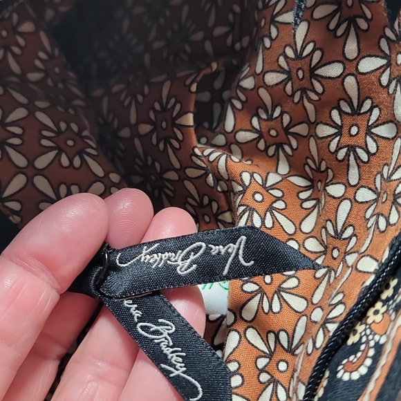 Vera Bradley brown/black Boho bag - Picture 8 of 11